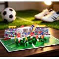 Wyskakująca karta urodzinowa stadionu piłkarskiego