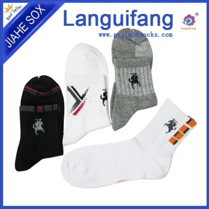 custom outdoor sports socks ,half terry sports ankle socks