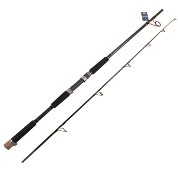 1.8m to 2.1m Carbon Fishing Poles with Fuji Guide Rings - Max Power 10kg Offshore Boat Fishing Rods (60#-80#)