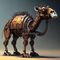 Mô hình lạc đà mech animatronic