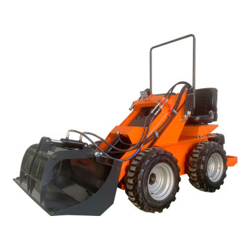 Hot Selling Wemax 500kg Skid Steer Mini Tracked Loader with Pallet Fork and Grapple
