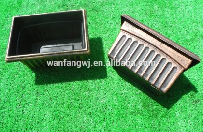 Cheap Rounded silver hand painting flower pot