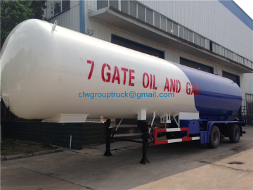 Semi 30tons Lpg Tank Trailer