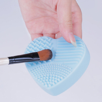 1Pc Glove Silicone Scrubber Mat With Hook Textures Washing Pad Makeup Brush Cleaning Mat Beauty Tools Brush Cleaner