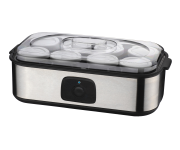 Penjualan Panas 8-Cup Glass dan Stainless Steel Yogurt Maker