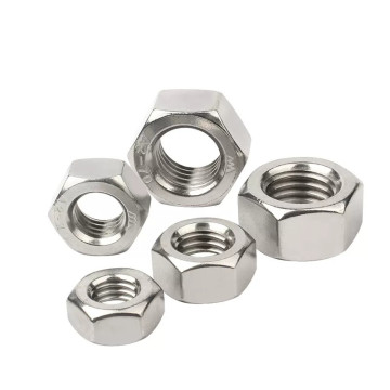 Factory Supply of 304 Stainless Steel Heavy Hexagon DIN 934 Hex Nuts in M68 Size