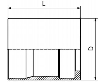 non skive ferrule for textile hose