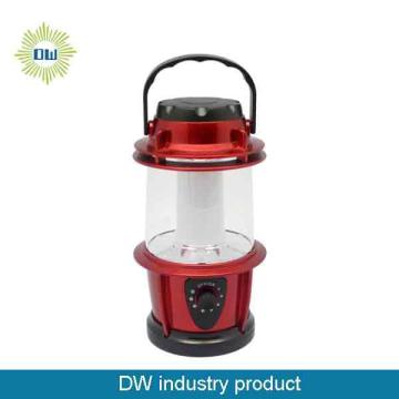16 LED solar power camping lantern with hand crank