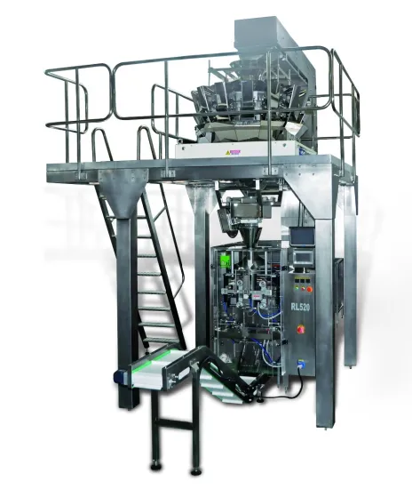 RL520 Full Automatic Multi Weigher Vertical Packing Machine for Snack Biscuits