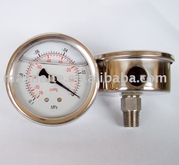 60mm oil vacuum pressure gauge