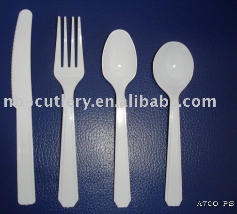 Plastic cutlery fork spoon knife