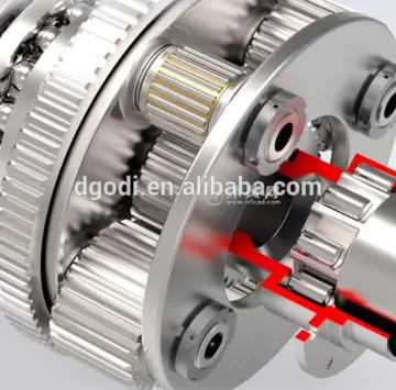 hydraulic motor planetary gearbox with types of planetary gear set