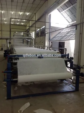40" embroidery cotton backing paper fusing machine line