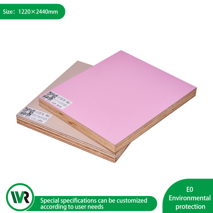 Panel de puerta de gabinete de PET con núcleo de madera contrachapada