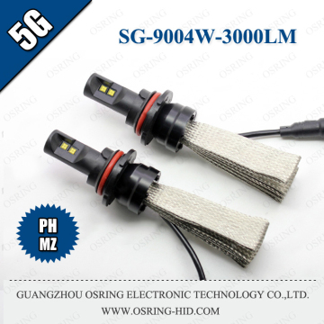 OSRING new arrival new generation 12v 20w 2500LM 9004 car led headlight from Guangzhou Factory