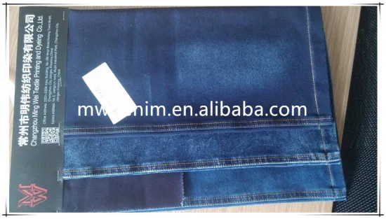 Indigo Inclined Terry Knitted Denim Fabric