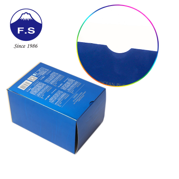 Auto Lock Bottom 350GSM Papierkartonboxverpackung