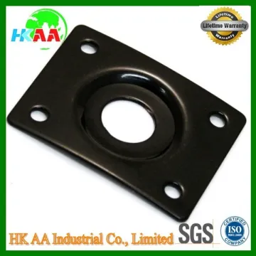 OEM custom aluminum / brass guitar jack plate vendor, black oxide jack plate vendor for guitar