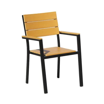 wood outdoor dining chairs table restaurant set