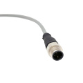 M12 Male Straight to Female Right Angle Cable