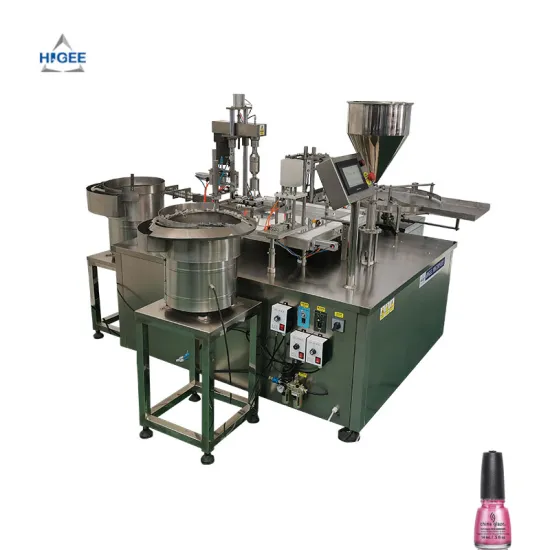 Nail Polish Filling and Capping Machine for 20ml Vials