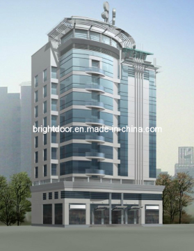 Double Glazing Glass Curtain Wall System (CL-C1006)