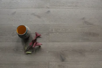 Fumed stained colour oak wood flooring