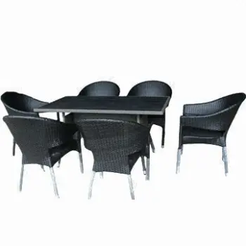 Detachable Rattan Dining Furniture, ISO 9001:2008-certified, TUV Test, Detachable