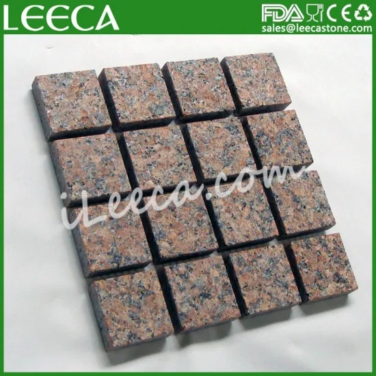 LEECA LTD paving flamed red stone for garden