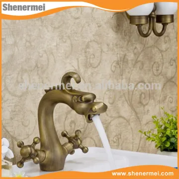 Antique Brass Commercial Kitchen/Basin Faucet