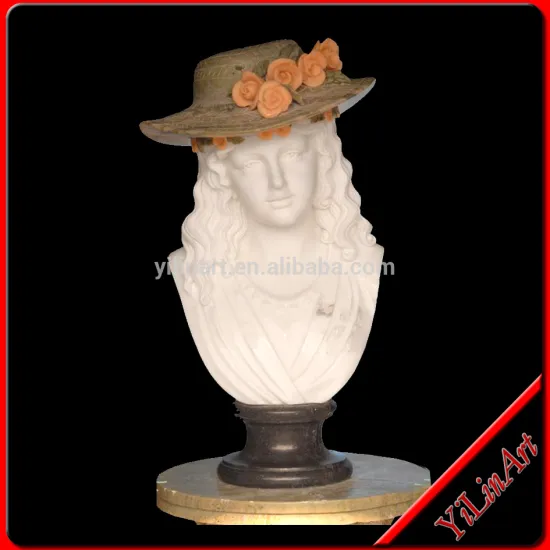 Beautiful Female Marble Stone Lady Bust Carving for Decoration