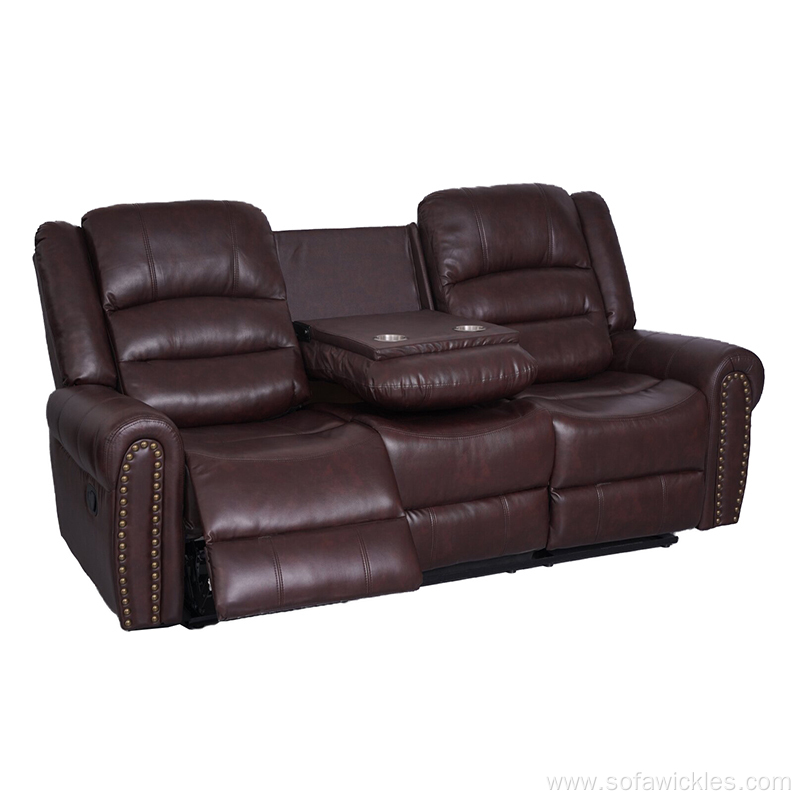 Furniture Sofa Set Recliner With Rocker & Glider