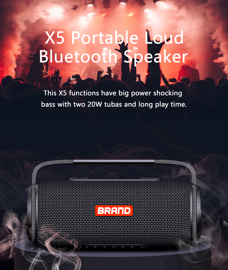 X5 Bluetooth Speaker 2 Jpg