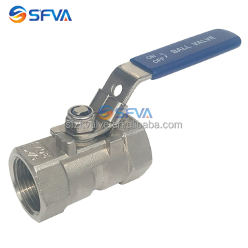 1000PSI Stainless Steel Ball Valve with 1/2 Inch Port - 1PC