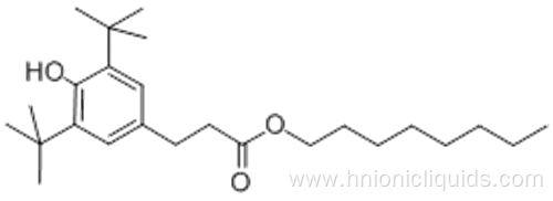 Octyl-3,5-di-tert-butyl-4-hydroxy-hydrocinnamate CAS 125643-61-0