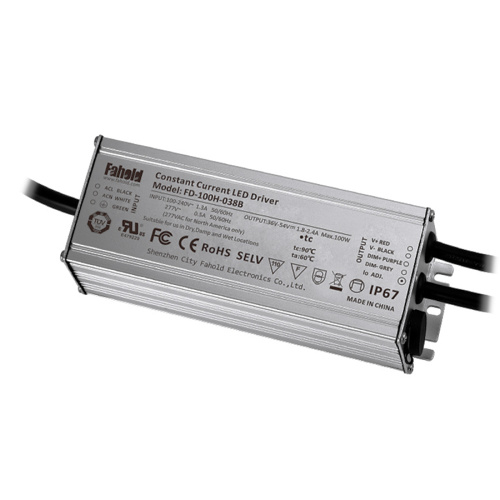 100W Floodlights Led Driver 0-10V Dimming Power Supply