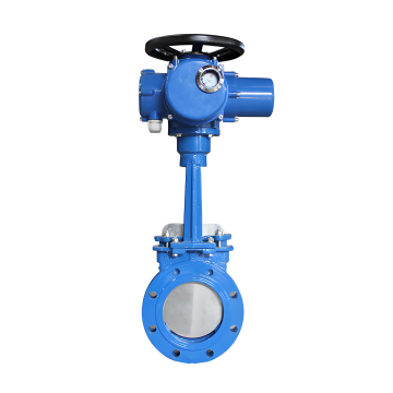 Válvula de faca de faca de vedação dura de metal elétrico