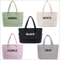 Custom puffer commuter travel tote bag