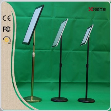 Xingsu 2015 Hot Floor Standing Advertising Menu Stand