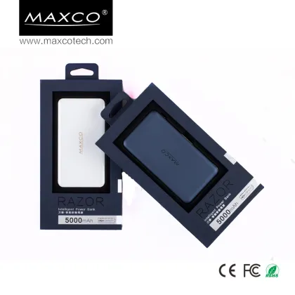Maxco Razor series 5000mAh power bank hot selling