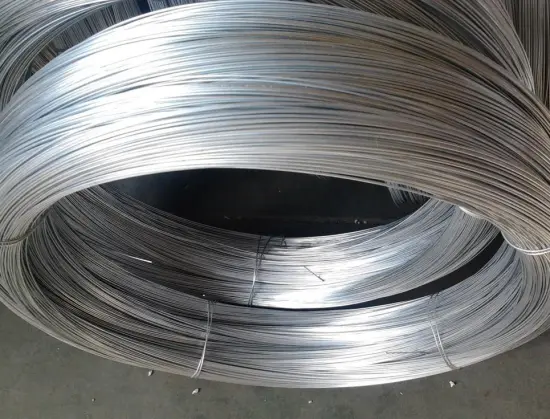 best quality hot dipped galvanized low carbon steel wire with bright and smooth surface