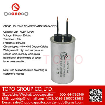 cbb80 discharge lighting capacitors