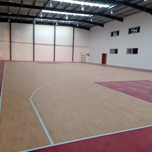 Kommerzielle PVC Vinylbodenfliesen Dongxing, PVC -Basketball -Sportboden