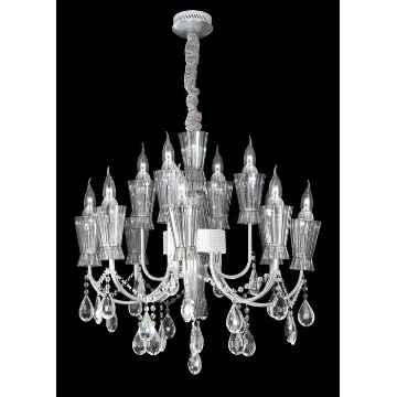 15-light pendant light fixtures with metal and crystal,chandelie