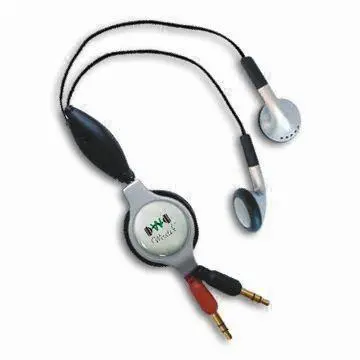 Retractable Earphone for Notebook