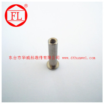 Spot welding screw with internal thread ANSI