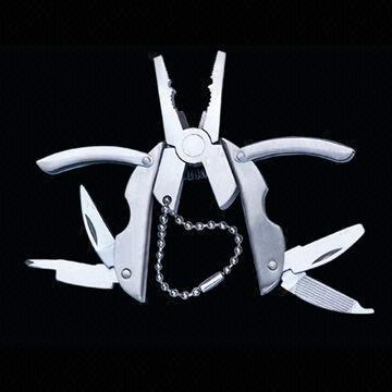 Mini High-quality Stainless Steel Multi-purpose Pliers with Keychain