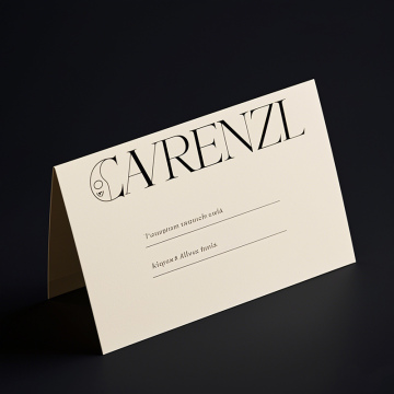 Custom Stylish Embossed Cards for Wedding Invitations and Menus