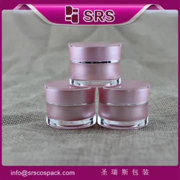 Acrylic cosmetic container packaging nail gel empty jar