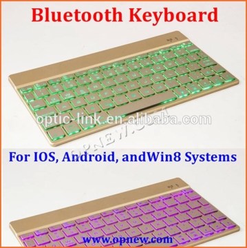 OEM Wireless bluetooth Keyboard for Laptops & Tablets, Compatible with IOS, Android, andWin8 Systems with backlighting